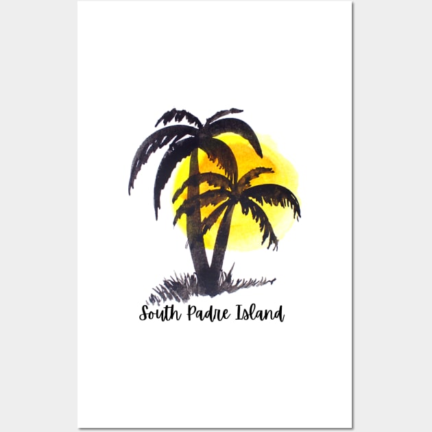 South Padre Island Sun Palms Wall Art by julyperson